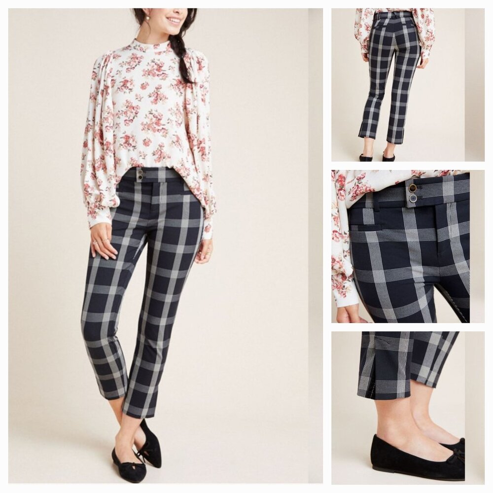 Anthropologie The Essential Slim Crop Pants. Size 4